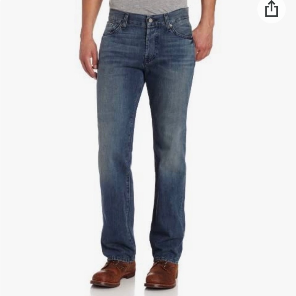 7FAM Standard Straight Button Fly Winds Blue 34